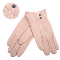 LG-004 PINK LEATHER GLOVES EXTRA LARGE