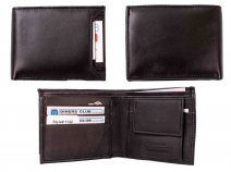 1142 RFID BLACK S. NAPPA NOTECASE WITH REM0VABLE C. CASE WALLET