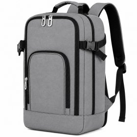BP-118 Grey Easy Jet Travel Backpack (New)