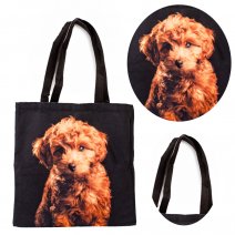 GRACE97 BLACK DOG SHOPPING/BEACH BAG