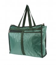 2495 GREEN ECONOMY TOP ZIP SHOPPER WITH FRONT ZIP AA06