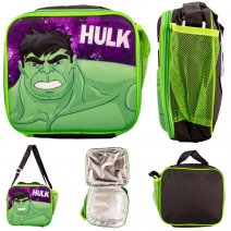 1225EEVA-9601 GREEN HULK KIDS LUNCH BAG