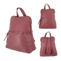 JBFB355 RED PU BACKPACK
