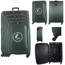 AR727 GREEN TRAVEL TROLLEY SUITCASE SET OF 4