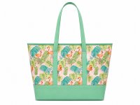 3407/Flamingos Top Zip Tote/Beach 3407/Flamingos Top Zip Tote/Beach