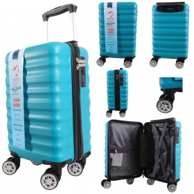 T-HC-US-1628 TEAL RYANAIR CABIN-SIZE TRAVEL TROLLEY