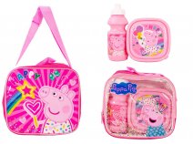 4160-2205 PINK PEPPA PIG 3 PCS LUNCHBOX