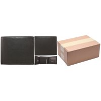 1065 ASSORTED BLACK REAL ITALIAN LEATHER BOX OF TEN 1065 ASSORTED BLACK REAL ITALIAN LEATHER BOX OF TEN