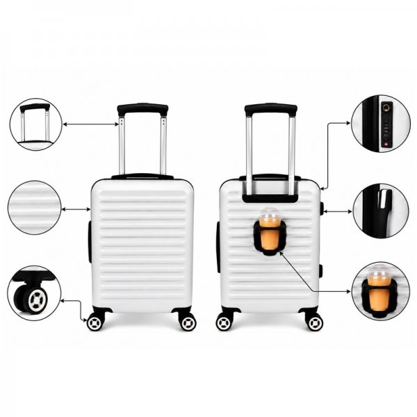 T-HC-US-1861 White EasyJet Approved Cabin Suitcase