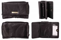 4616 LORENZ BLACK LEATHER PURSE