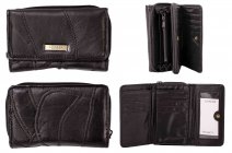 4616 LORENZ BLACK LEATHER PURSE