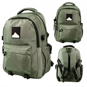 2601 DARK GREEN LORENZ TRAVEL BACKPACK