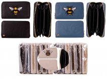 LW175 BEE APPLIQUE MEDIUM PURSE PACK OF 12