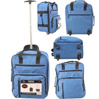 TR-002 BLUE EASYJET UNDERSEAT CABIN SIZE 2-WHEELED BAG  TR-002 BLUE EASYJET UNDERSEAT CABIN SIZE 2-WHEELED BAG