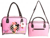 427704PU Kids Bag Handle Baby Pink Minnie Disney