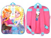FROZEN001027 Kids Backpack Pink/Aquablue Frozen Disney