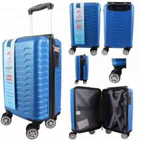 T-HC-US-1627 ROYAL BLUE RYAN AIR CABIN-SIZED TROLLEY SUITCASE