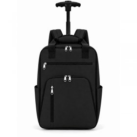 TR-E-TA-002 Black Underseat Travel Trolley Bag