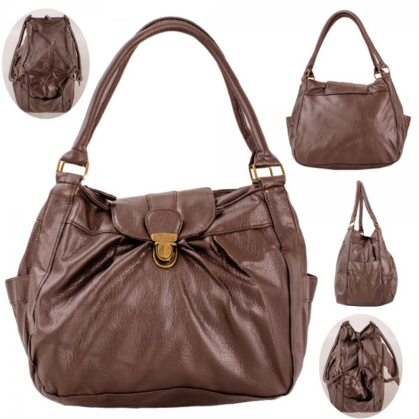 JBHB2452 BROWN FASHION SHOULDER BAG