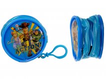 1564-9184 BLUE TOY STORY ROUND ZIPPED COIN PURSE
