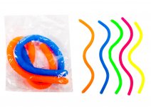 GT-212 stretchy squidgy worm orange/blue pack of 2