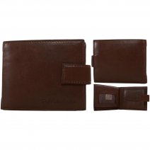 1063 RFID TAN ITALIAN LEATHER WALLET
