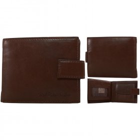 1063 RFID TAN ITALIAN LEATHER WALLET