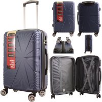 T-HC-CABIN-2029 NAVY CABIN-SIZE TRAVEL TROLLEY