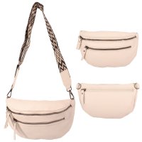 5703 CREAM LORENZ SHOULDER BAG
