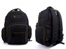 JCBBP17 BLACK / YELLOW Rucksack w/ 5 zip compartments