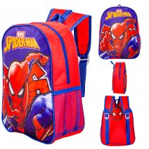 25332 RED/NAVY PREMIUM STANDARD SPIDERMAN BACKPACK