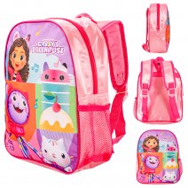 1000E29-3158N PINK GABBYS DOLL HOUSE PREMIUM STD KIDS BACKPACK