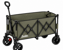 ELD-W101M Olive Foldable Zander Utility Wagon