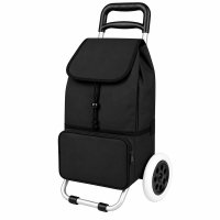 ST-02 Plain Black 2 Wheeler Shopping Trolley (New) ST-02 Plain Black 2 Wheeler Shopping Trolley (New)