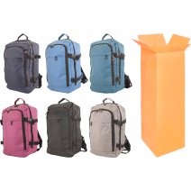 BP-120 ASSORTED RYANAIR UNDERSEAT CABIN RUCKSACK BOX OF 32