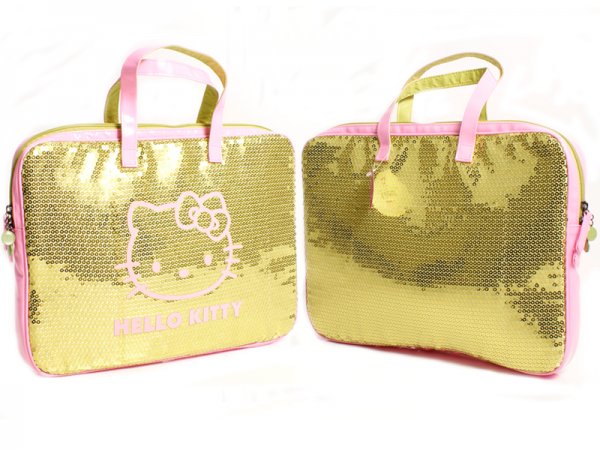 09264 KG - Kids Bag Laptop Urban Chic Light Green HelloKitty