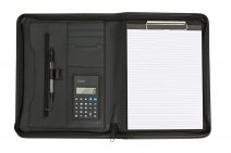 3108 Black A4 Portfolio Presentation Organiser Folder
