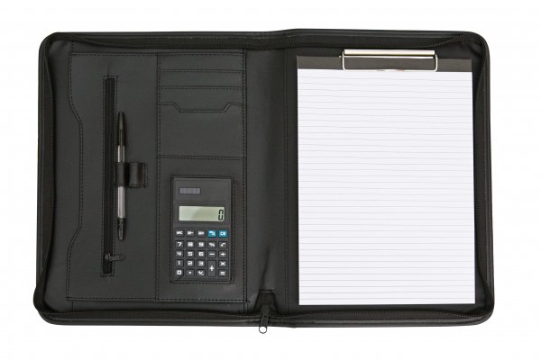 3108 Black A4 Portfolio Presentation Organiser Folder