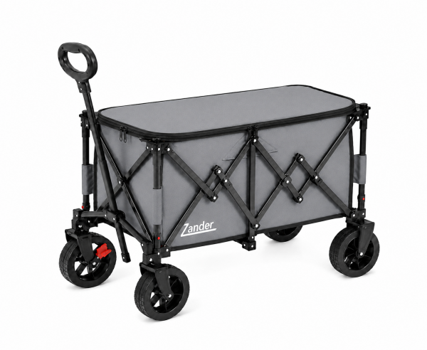 ELD-W101M Grey Foldable Zander Utility Wagon