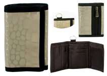 LL-90P CHEETAH GOLD UNISEX VELCRO POLYESTER WALLET