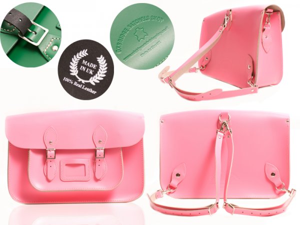 15 BABY PINK BACKPACK OXBRIDGE SATCHEL