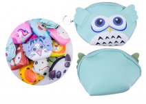 7090 OWL Zip Round Printed Coin Purse