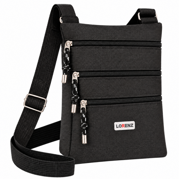 2586 Black Shoulder Bag (New)