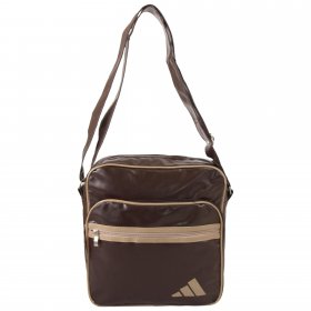 HB-PV-A-02 COFFEE/CREAM FAUX LEATHER HANDBAG