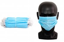 3 Layer Disposable Face Masks PACK of 50 Blue