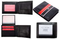 PR-04 COW NAPPA BRANDED MEN'S WALLET RFID