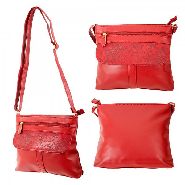 5707 RED HANDBAG