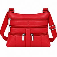 907 Red Leather/PU Crossbag (New) 907 Red Leather/PU Crossbag (New)