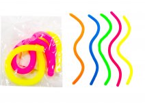 GT-212 stretchy squidgy worm pink/yellow