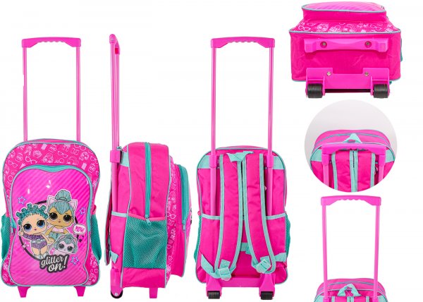 1019HV-9112 LOL SURPRISE DELUXE TROLLEY BACKPACK 2 W